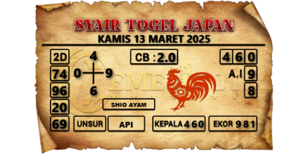 syair togel japan cemetoto